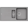 Kép 2/5 - 102722+SAP4-F090GY - SCHOCK HKT Kode 60L/Element D-100L 1m 1cs gym 1000x500mm Cristalite® gránit mosogató sötétszürke + + AJÁNDÉK Zegor csaptelep szürke