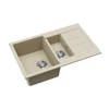 Kép 2/4 - 105572 - Evido Cubo 6S Compact  1 medencés gyümölcsmosós csepptálcás 800X500 gránit mosogató bézs