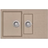 Kép 2/3 - 105722 - Evido Cubo 6S Compact  1 medencés gyümölcsmosós csepptálcás 800X500 gránit mosogató avena