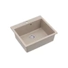 Kép 2/4 - 1380  -  Quadron MORGAN  110 gránit mosogató (570x500 mm, 1 medence ) pearl beige