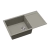 Kép 3/4 - 442060  -  EVIDO Cubo XL 6S compact gránit mosogató, 860x500 mm, platina