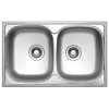 Kép 2/6 - 506000+SAP4-A090 - StrongSinks S1 Welland rozsdamentes mosogató szatén 780x480 mm + ZEGOR rozsdamentes íves csaptelep szett