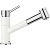 Kép 2/3 - 527964 - BLANCO KANO-S Vario fehér/króm HD csaptelep kihúzható zuhanyfejes