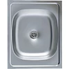 Kép 2/7 - AE 500+SAP4-A090 - Artenova AE 500 rozsdamentes mosogató 400X500 + ZEGOR rozsdamentes íves csaptelep szett