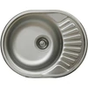 Kép 2/6 - EC-157K+SAP4-A090 - Livinox Rondo 157 rozsdamentes mosogató 570X450 natúr + ZEGOR rozsdamentes íves csaptelep szett