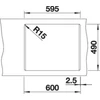 Kép 5/5 - 523705 - BLANCO PLEON 6 Split gránit mosogató távműködtetővel kávé