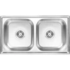 Kép 2/6 - SKS_020T+SAP4-A090 - LAVEO STANDARD 2M rozsdamentes mosogató 780X430 + ZEGOR rozsdamentes íves csaptelep