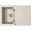 Kép 2/3 - SRH_411Y - Laveo PICO 45S gránit mosogató 740X480 bézs