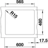 Kép 5/5 - 523336 - BLANCO LEGRA 6 gránit mosogató pezsgő