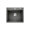 Kép 1/5 - 525161 - BLANCO ETAGON 6 kerámia 584X510, 1 medencés mosogató bazalt