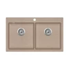 Kép 1/4 - 105545 - Evido Quadro 9 antracit gránit mosogató