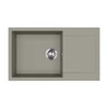 Kép 1/4 - 442060 - EVIDO Cubo XL 6S compact gránit mosogató, 860 x 500 mm, platina