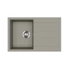 Kép 1/5 - 442061 - Evido Cubo 45 S 1 medencés csepptálcás gránit mosogató 780X500 platina