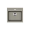 Kép 1/3 - 442063 - Evido Quadro 6 1 medencés gránit mosogató platina