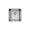 Kép 1/6 - LAVEO ADEN egymedencés rozsdamentes mosogató bűzelzáróval 440X440 inox 