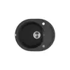 Kép 1/3 - SRD_783T - LAVEO DAFNE MINI egymedencés mini csepptálcás gránit mosogató 580x470 dugókiemelővel fekete