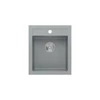 Kép 1/5 - 1353  -  Quadron JOHNNY 100 gránit mosogató (430x500 mm, 1 medence) Silver stone
