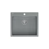 Kép 1/4 - Quadron MORGAN 110 gránit mosogató (570x500 mm, 1 medence) black diamond