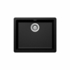 Kép 1/6 - 1681078 - SCHOCK SOHO N-100 550x430 mm gránit mosogató aláépíthető MAGMA csill. fekete CRISTADUR®