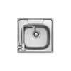 Kép 1/6 - 505997 - StrongSinks S1 Type  rozsdamentes mosogató polírozott 506x506
