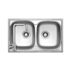 Kép 1/6 - 506000 - StrongSinks S1 Welland rozsdamentes mosogató szatén 780x480 mm