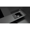 Kép 2/6 - 1750090 - SCHOCK MORGAN D-100XS (Mono) 780x510 mm gránit mosogató MAGMA csill. fekete CRISTADUR®