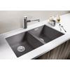 Kép 2/7 - 525987 - BLANCO SUBLINE 350/350-U gránit mosogató fekete