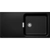 Kép 2/7 - 102594+BZA4BLB SCHOCK WILMA D-100L (WEMBLEY) 1000x510 mm gránit mosogató MAGMA csill. fekete CRISTADUR®+FERRO ZUMBA NERO csaptelep flexibilis kifolyócsővel fekete szett