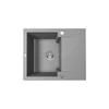 Kép 1/3 - SRH_513Y - Laveo PICO 45S mini csepptálcás gránit mosogató 580X480 szürke