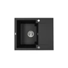 Kép 1/3 - SRH_713Y - Laveo PICO 45S mini csepptálcás gránit mosogató 580X480 fekete