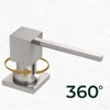 Kép 2/4 - DOK-ix - Sink Quality Quadro Mosogatószer adagoló inox