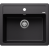 Kép 2/6 - 526084+2560/PS70 - BLANCO LEGRA 6 mosogató fekete + Olasz álló csaptelep fekete szett