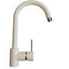 Kép 3/8 - 523328+2321/PS98 - Blanco Legra XL 6 S gránit mosogató fehér + Olasz ívelt csaptelep fehér szett