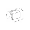 Kép 2/2 - 134.0055.291 - FRANKE Cube 50 1x14l+2x8l hulladékgyűjtő