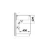 Kép 5/5 - 521766 - BLANCO ARTAGO 6-IF/A SteelFrame gránit mosogató antracit