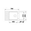 Kép 4/6 - 524844 - BLANCO ELON XL 6 S gránit mosogató antracit