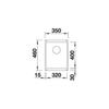 Kép 2/4 - 523414 - BLANCO SUBLINE 320-U mosogató tartufo