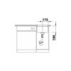 Kép 3/4 - 523412 - BLANCO SUBLINE 320-U gránit mosogató pezsgő