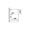 Kép 5/5 - 523571 - BLANCO SUBLINE 340/160-F gránit mosogató fehér balos