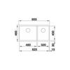 Kép 2/4 - 523584 - BLANCO SUBLINE 480/320-U gránit mosogató antracit