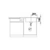 Kép 3/4 - 523784 - BLANCO ZENAR XL 6 S mosogató Compact kávé távműködtetővel jobbos