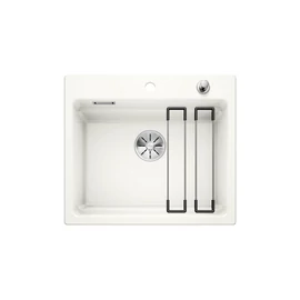 525156 - BLANCO ETAGON 6 kerámia 584X510, 1 medencés mosogató fehér