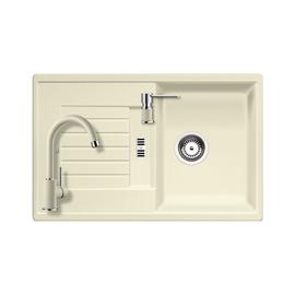 514727+519419+525812 - BLANCO ZIA 45 S gránit mosogató + BLANCO MIDA csaptelep Silgranit + BLANCO LATO mosogatószer-adagoló jázmin szett