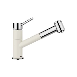 527966 - BLANCO KANO-S Vario törtfehér/króm HD csaptelep kihúzható zuhanyfejes