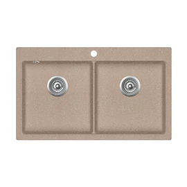 105545 - Evido Quadro 9 antracit gránit mosogató
