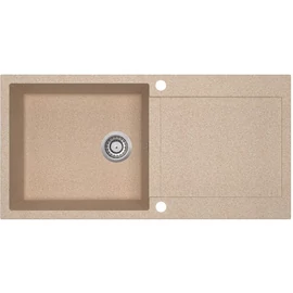 105726 - Evido Cubo XL 6 S 1 medencés csepptálcás gránit mosogató avena