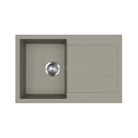 442061 - Evido Cubo 45 S 1 medencés csepptálcás gránit mosogató 780X500 platina