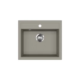 442063 - Evido Quadro 6 1 medencés gránit mosogató platina
