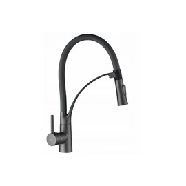 BKR_978D - LAVEO OLOR rugalmas tömlős zuhanyváltós grafit szürke csaptelep