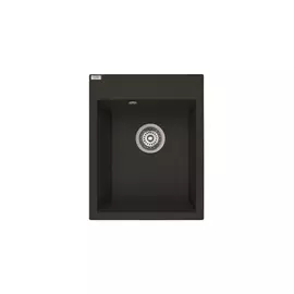 SRO_710R - LAVEO PICO 390X500 egymedencés gránit mosogató szifonnal matt fekete